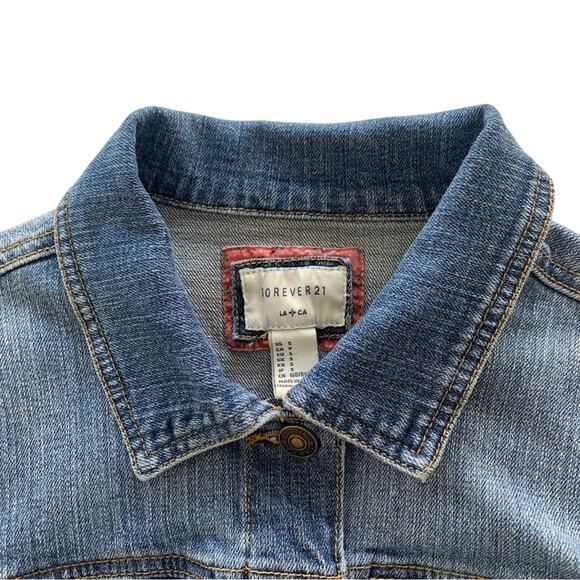 Via Penny Lane Reworked Apparel | Mac Miller Custom Graphic Denim Jacket Small - Picture 3 of 8